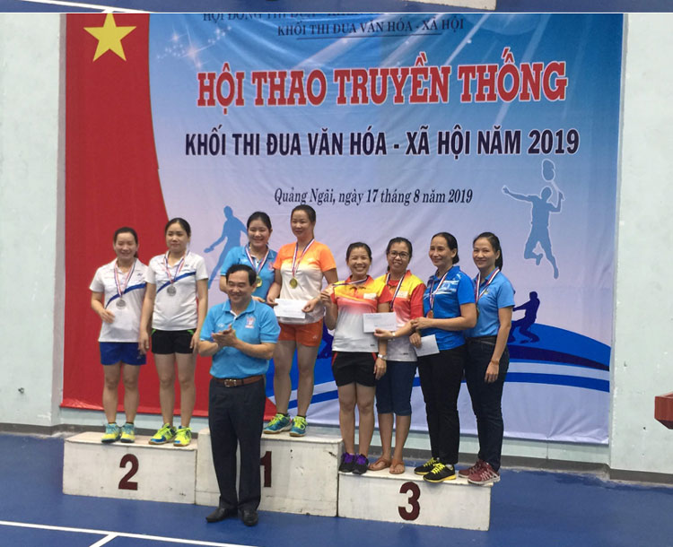 Hội thao truyền thống Khối thi đua Văn hóa - Xã hội tình Quảng Ngãi năm 2019