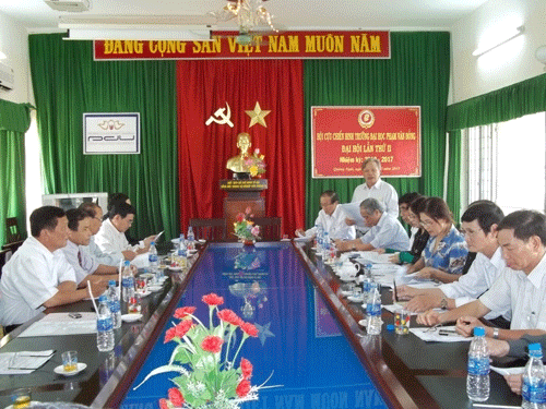 Hội Cựu Chiến binh Trường Đại học Phạm Văn Đồng tổ chức Đại hội lần thứ II, nhiệm kỳ 2012 - 2017 thành công tốt đẹp